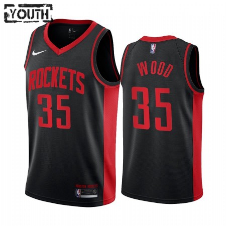 Maillot Basket Houston Rockets Christian Wood 35 2020-21 Earned Edition Swingman - Enfant